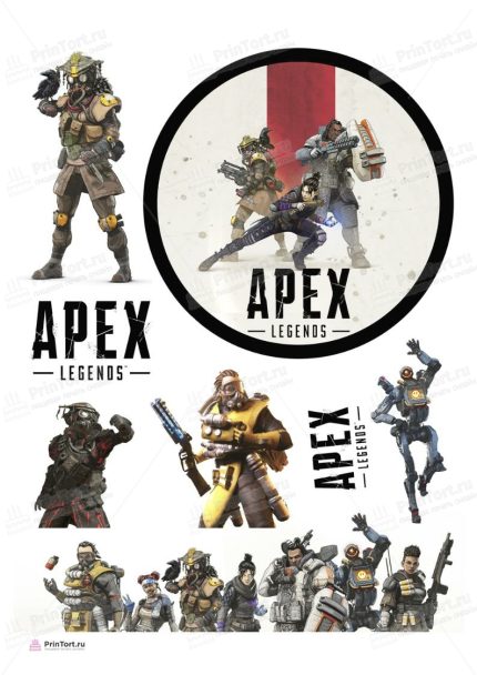 Картинка для торта "Апекс Легендс APEX" - PT107022