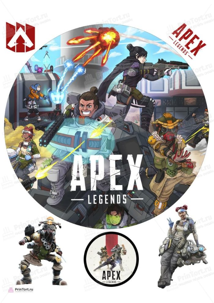 Картинка для торта "Апекс Легендс APEX" - PT107023 — изображение 2