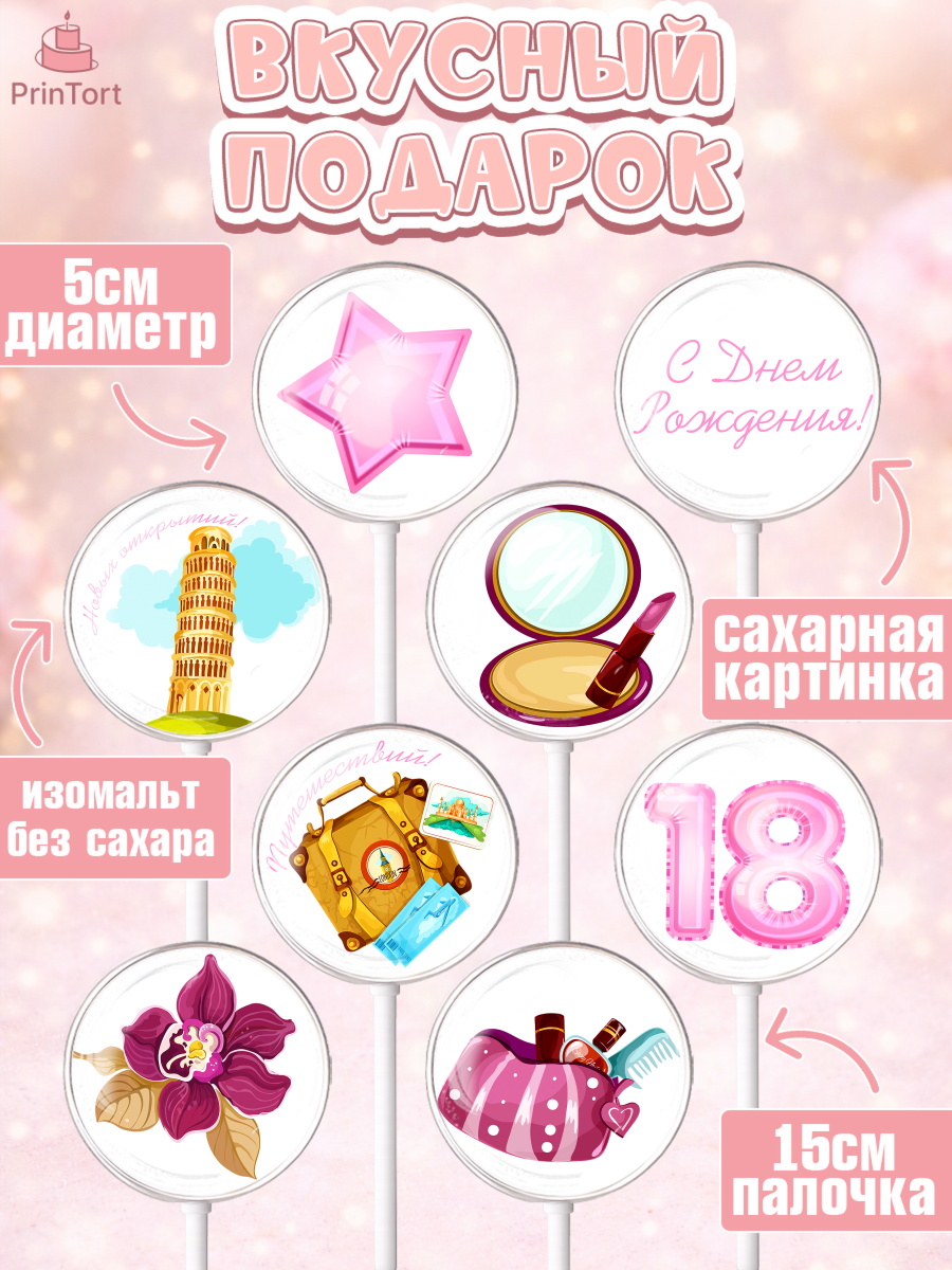 Леденцы 3,5, Девушке 18 лет, Девушка, 18 лет, День рождения, арт. PL305708_2, кадр 2