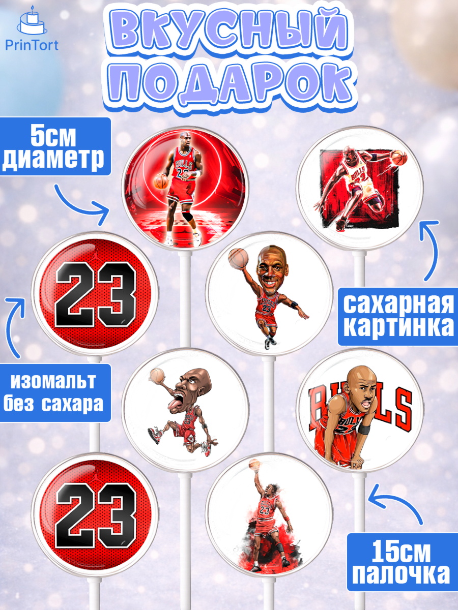Леденцы 3,5, Майкл Джордан, Мальчик, День рождения, арт. PL312654_2, кадр 2