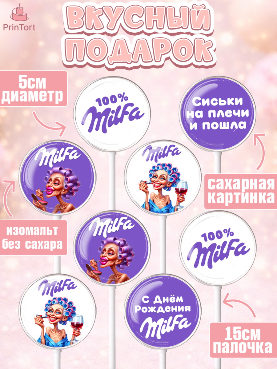 Леденцы 3,5, Милфа, Milfa, Девочка, День рождения, арт. PL319132_2, кадр 2