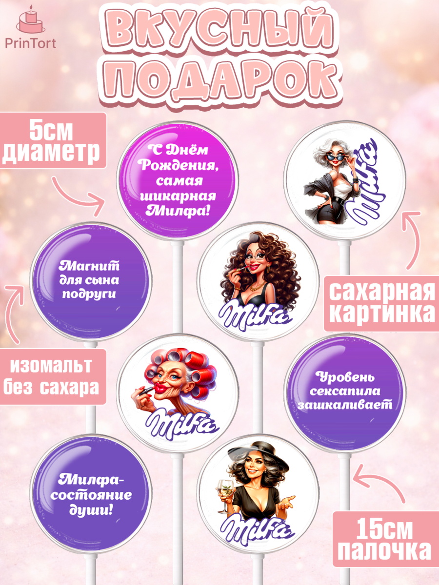 Леденцы 3,5, Милфа, Milfa, Девочка, День рождения, арт. PL319138_1, кадр 2