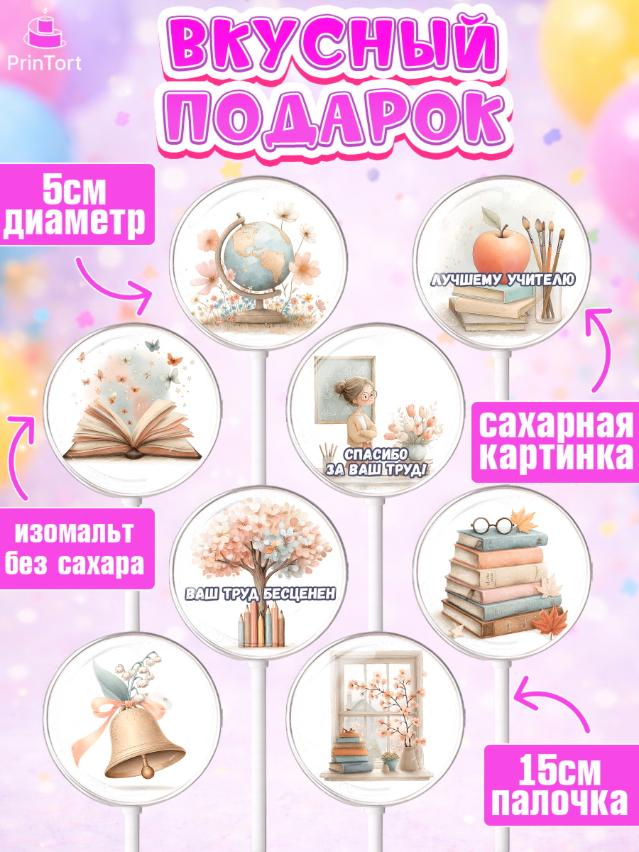Леденцы 3,5, Выпускной в школе, Поздравление учителю с выпускным в школе. Любимому учителю подарок, арт. PL323499_1, кадр 2