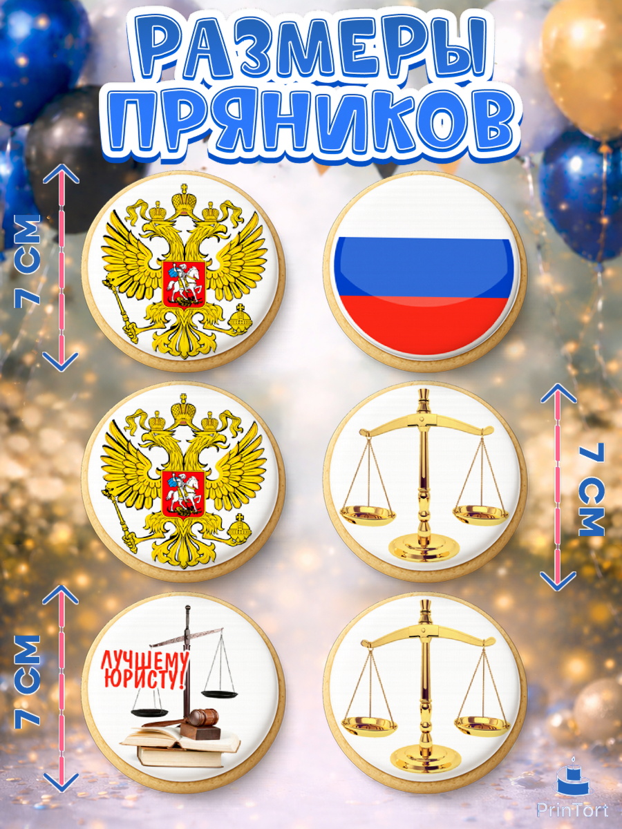 Пряники с пищевой печатью масматрица, День Юриста, Юриспруденция Адвокат, Мальчик, арт. PP207172_2, кадр 2