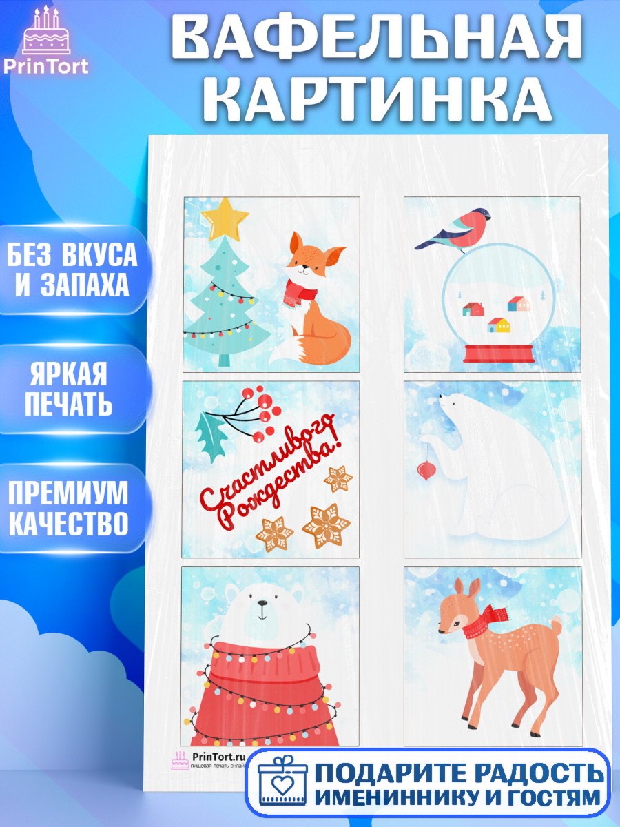 Вафельная картинка на торт Рождество Христово ребёнку Вафельная картинка, Рождество Христово, Новый Год, Девочка, арт. PT202459