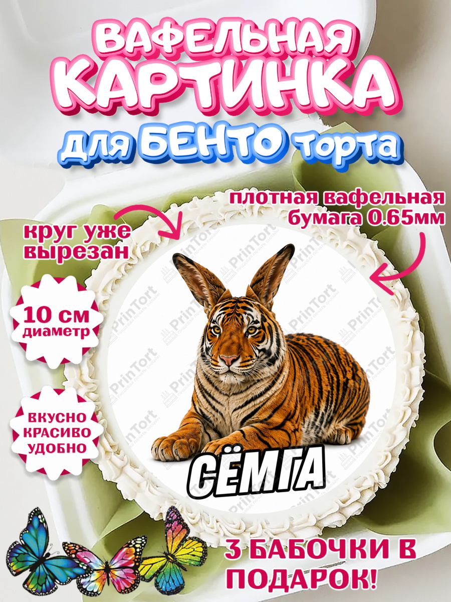 Вафельный круг для Бенто 10см Круг Вафельный круг для Бенто 10см, Сёмга, Мем Сёмга, Девочка, Без конкретного повода, арт. PT324416