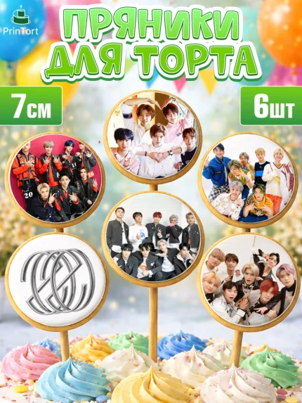 Пряники с пищевой печатью масматрица, Эн-Си-Ти, Группа НСТ, NCT, K-POP, К-ПОП, Девочка, арт. PP218230_2