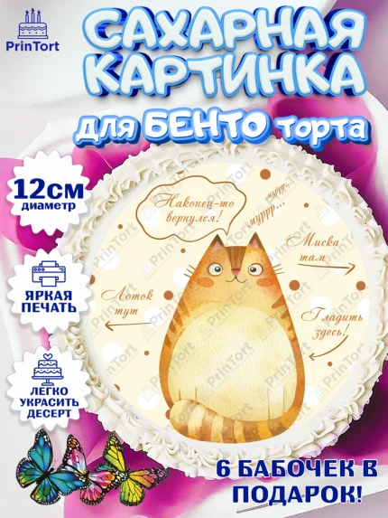 Сахарные круги 12см PT05, Добро пожаловать, Новоселье, Девочка, арт. PT0504200