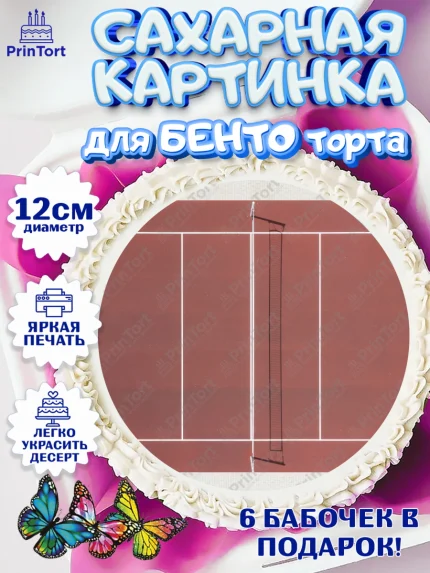 Сахарные круги 12см PT05, Волейбол, Волейболист, Мальчик, День рождения, арт. PT0504911