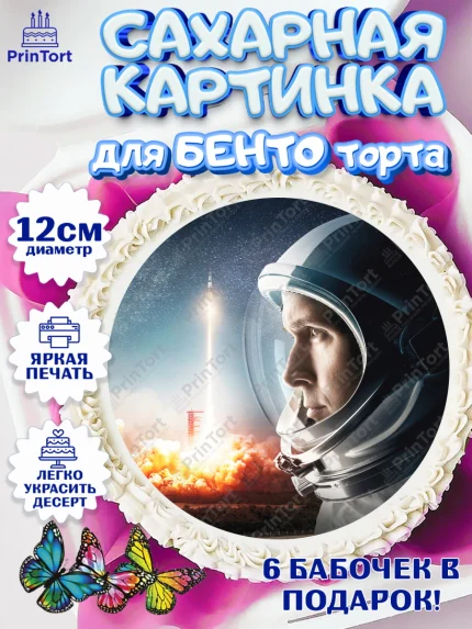 Сахарные круги 12см PT05, Гослинг, Девочка, День рождения, арт. PT0512982