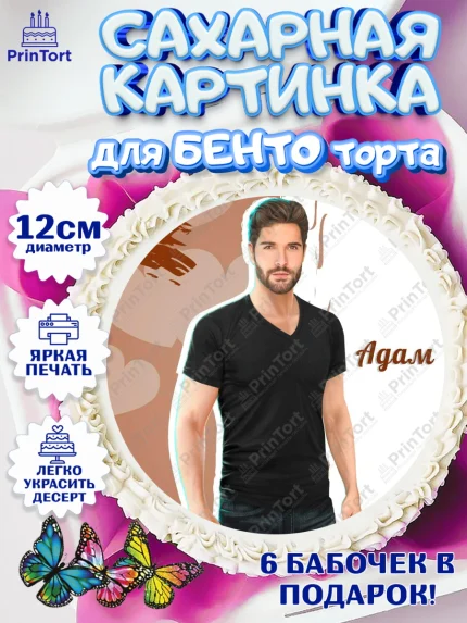 Сахарные круги 12см PT05, Клуб Романтики, Девочка, День рождения, арт. PT0513093