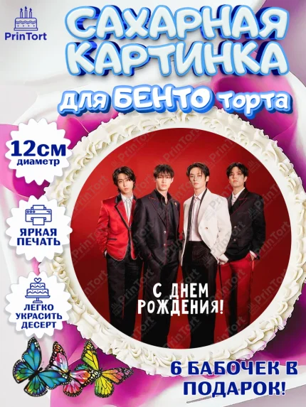 Сахарные круги 12см PT05, Стрей Кидс, Музыкальная группа, Группа Stray Kids, Stray Kids, Девочка, арт. PT0520074