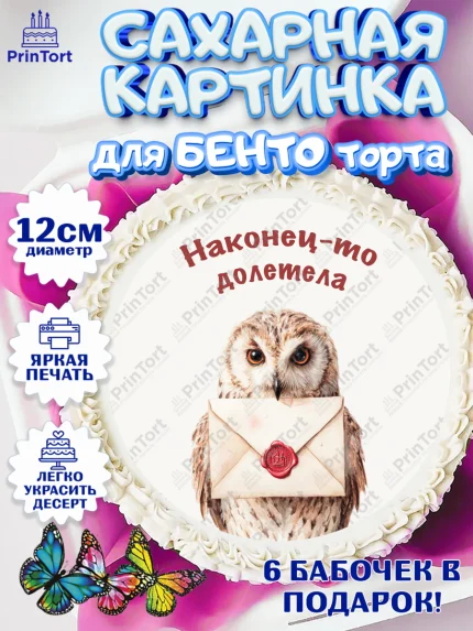 Сахарные круги 12см PT05, Гарри Поттер, Harry Potter, Хогвартс, Гермиона, Драко, Рон, платформа 9, арт. PT0522065