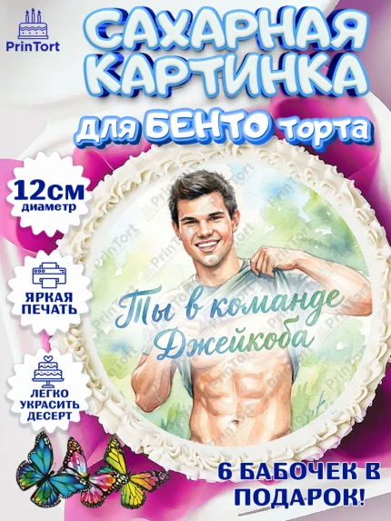 Сахарные круги 12см PT05, Сумерки, Девочка, День рождения, арт. PT0527343