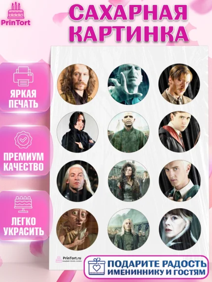 Сахарная картинка, Гарри Поттер, Harry Potter, Девочка, День рождения, арт. PT101349