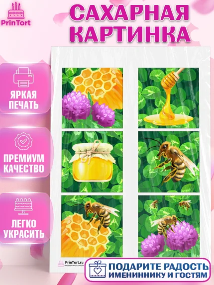 Сахарная картинка, Пчеловод, Пчелы, Мальчик, День рождения, арт. PT102150