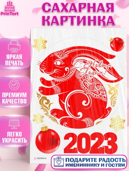 Сахарная картинка, Новый год, Девочка, арт. PT105952