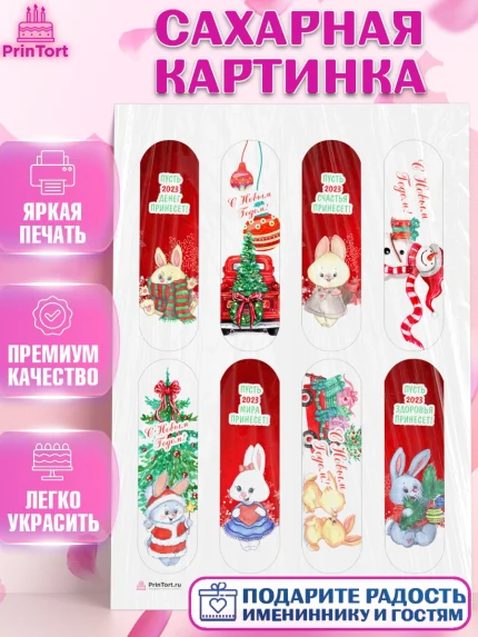 Сахарная картинка, Новый год, Девочка, арт. PT106913