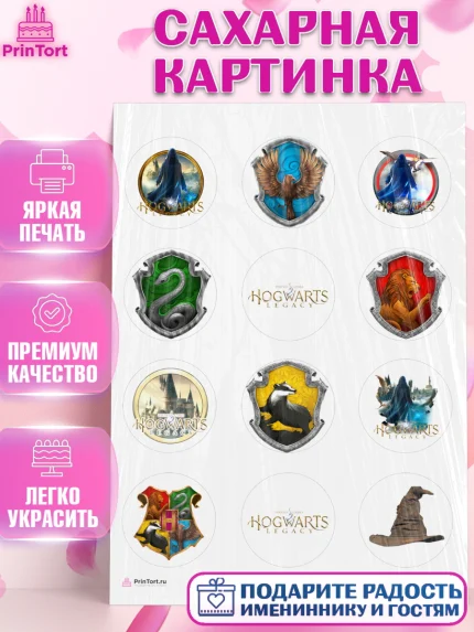 Сахарная картинка, Гарри Поттер, Хогвартс Легаси, Девочка, День рождения, арт. PT109665