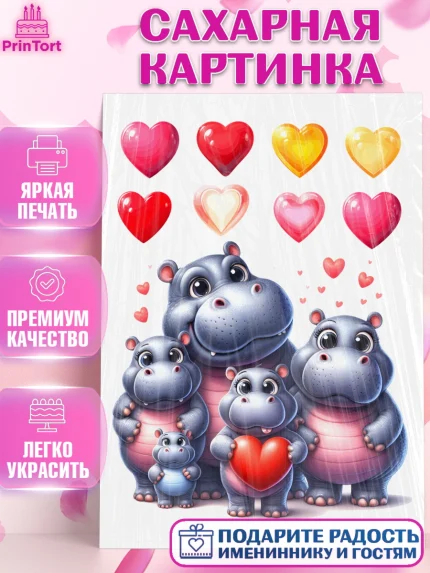 Сахарная картинка, День семьи, любви и верности, Девочка, арт. PT118755