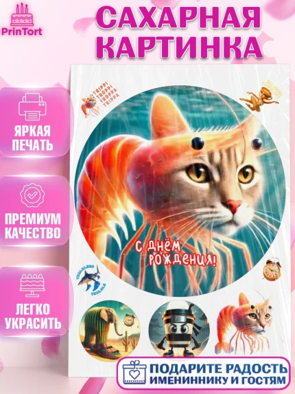 Сахарная картинка, Итальянские мемы, Ларили Ларила, Бобрито Бандито, Триппи троппи, Тунг тунг сахур, арт. PT120577