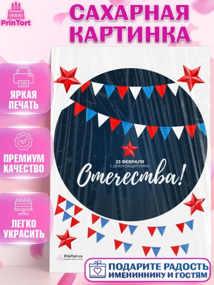 Сахарная картинка, 23 февраля, День Защитника Отечества, Мальчик, арт. PT126879