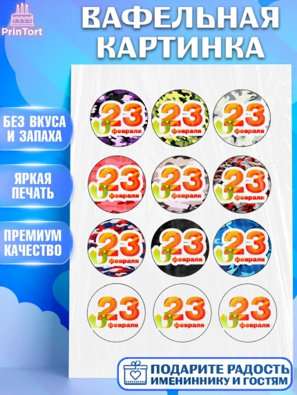 Вафельная картинка, 23 февраля, День Защитника Отечества, Мальчик, арт. PT200394