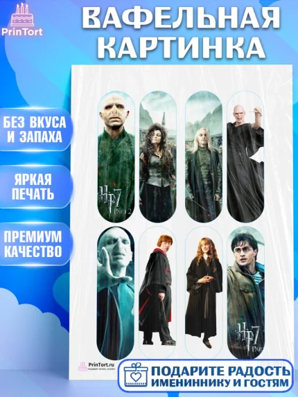 Вафельная картинка, Гарри Поттер, Harry Potter, Девочка, День рождения, арт. PT201353
