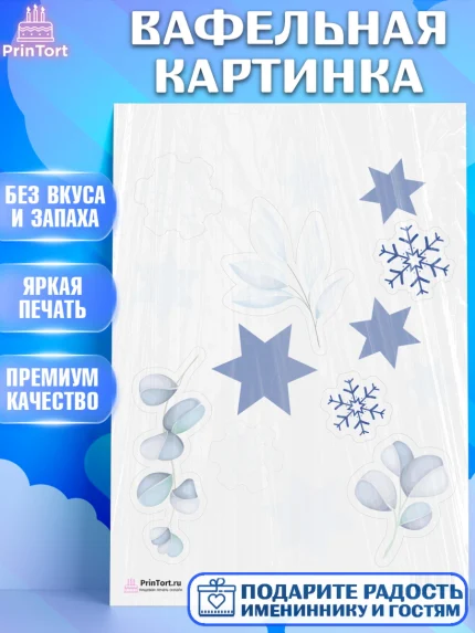 Вафельная картинка, Новый год, Девочка, арт. PT201951
