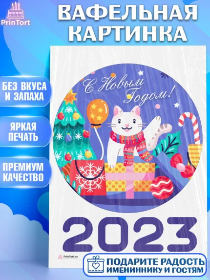 Вафельная картинка, Новый год, Девочка, арт. PT205776