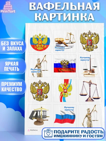 Вафельная картинка, День Юриста, Юриспруденция Адвокат, Мальчик, арт. PT207153