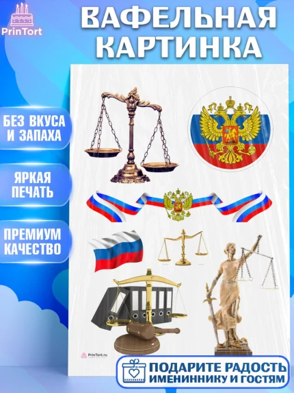 Вафельная картинка, День Юриста, Юриспруденция Адвокат, Мальчик, арт. PT207160