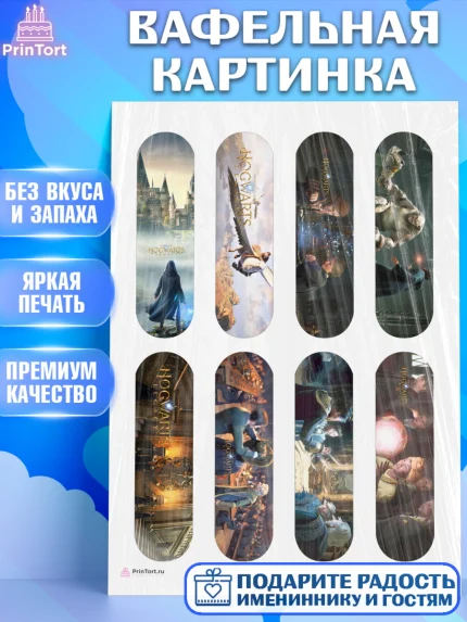 Вафельная картинка, Гарри Поттер, Хогвартс Легаси, Девочка, День рождения, арт. PT209668