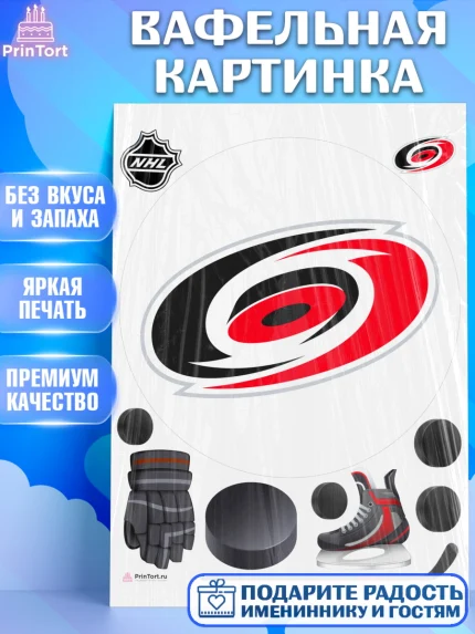 Вафельная картинка, НХЛ, Хоккей, Мальчик, День рождения, арт. PT210138