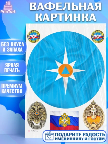 Вафельная картинка, МЧС, Спасатель, Мальчик, День рождения, арт. PT210189