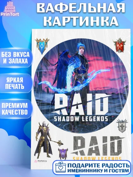 Вафельная картинка, Raid shadow legends, герои игры рейд шедоу, Мальчик, День рождения, арт. PT216549