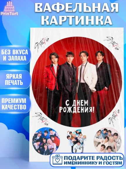 Вафельная картинка, Стрей Кидс, Музыкальная группа, Группа Stray Kids, Stray Kids, Девочка, арт. PT220074