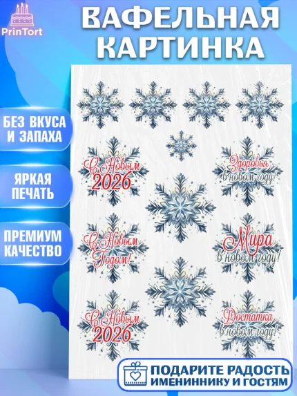 Вафельная картинка, Новый год, 2026, Новый год2026, Лошадь, лошадка, год лошади, Девочка, арт. PT221080