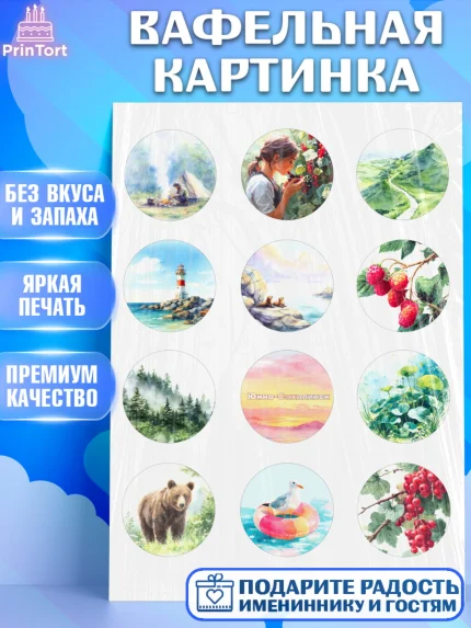 Вафельная картинка, Южно-Сахалинск, город Южно-Сахалинск, привет из Южно-Сахалинска, арт. PT222222