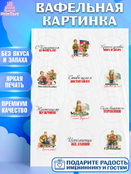 Вафельная картинка, 23 февраля, День защитника отечества, военный, мужчина, танк, самолет, фуражка, арт. PT222730