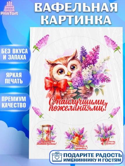 Вафельная картинка, Подарок учителю, Девушка, Выпускной в школе, арт. PT223155