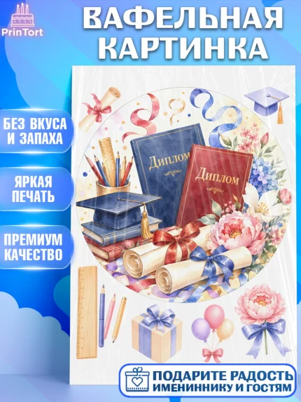 Вафельная картинка, Выпускной в университете, арт. PT223523