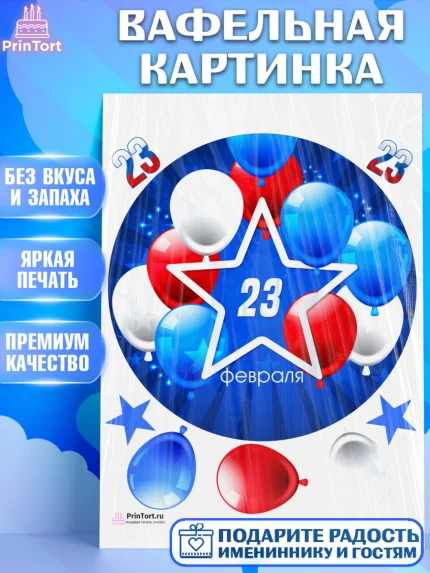 Вафельная картинка, 23 февраля, День Защитника Отечества, Мальчик, арт. PT226907