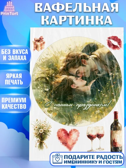 Вафельная картинка, Сумерки, Девочка, День рождения, арт. PT227342