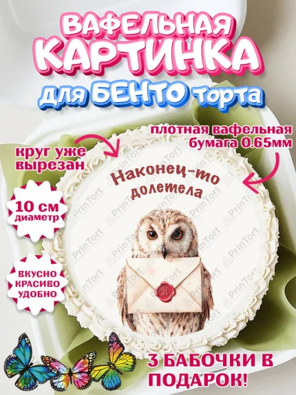 Вафельный круг для Бенто 10см, Гарри Поттер, Harry Potter, Хогвартс, Гермиона, Драко, Рон, арт. PT322065