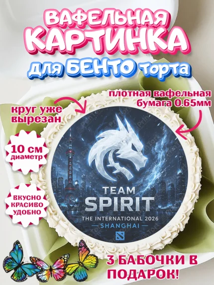 Вафельный круг для Бенто 10см, The International, Dota 2, Мальчик, День рождения, арт. PT327380